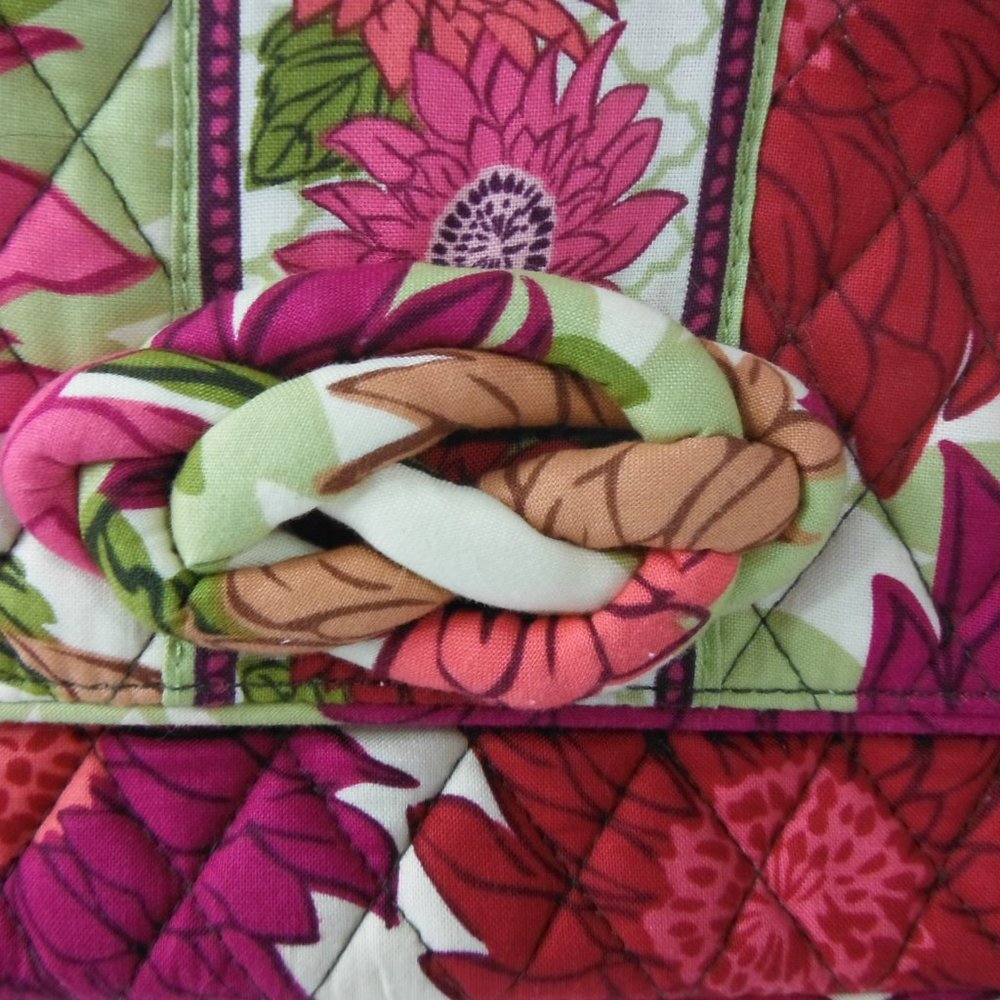 NWOT Vera Bradley Pink Flowered Handbag-Rare Style - Picture 4 of 8